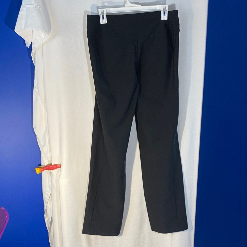 Nike Women's Black Wide leggings, Size Large EUC - Picture 4 of 11